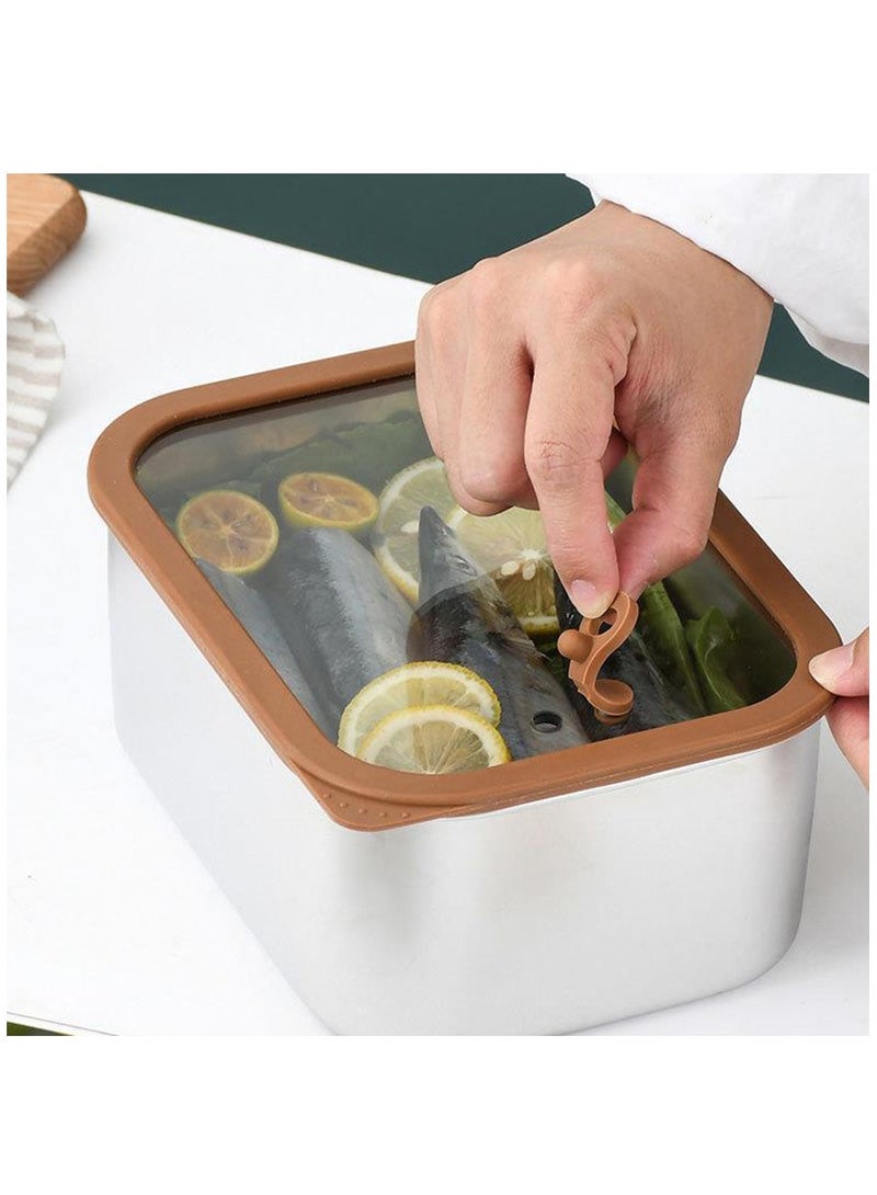 Arabest Stainless Steel Lunch Box - Insulated Bento Box Multifunctional-Containers Lunch Box Containers (304 stainless steel lunch box 2000ml - Image 3