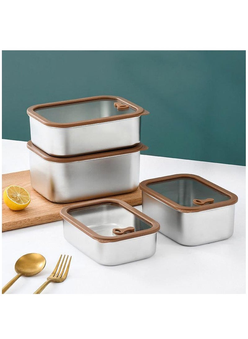 Arabest Stainless Steel Lunch Box - Insulated Bento Box Multifunctional-Containers Lunch Box Containers (304 stainless steel lunch box 2000ml - Image 4