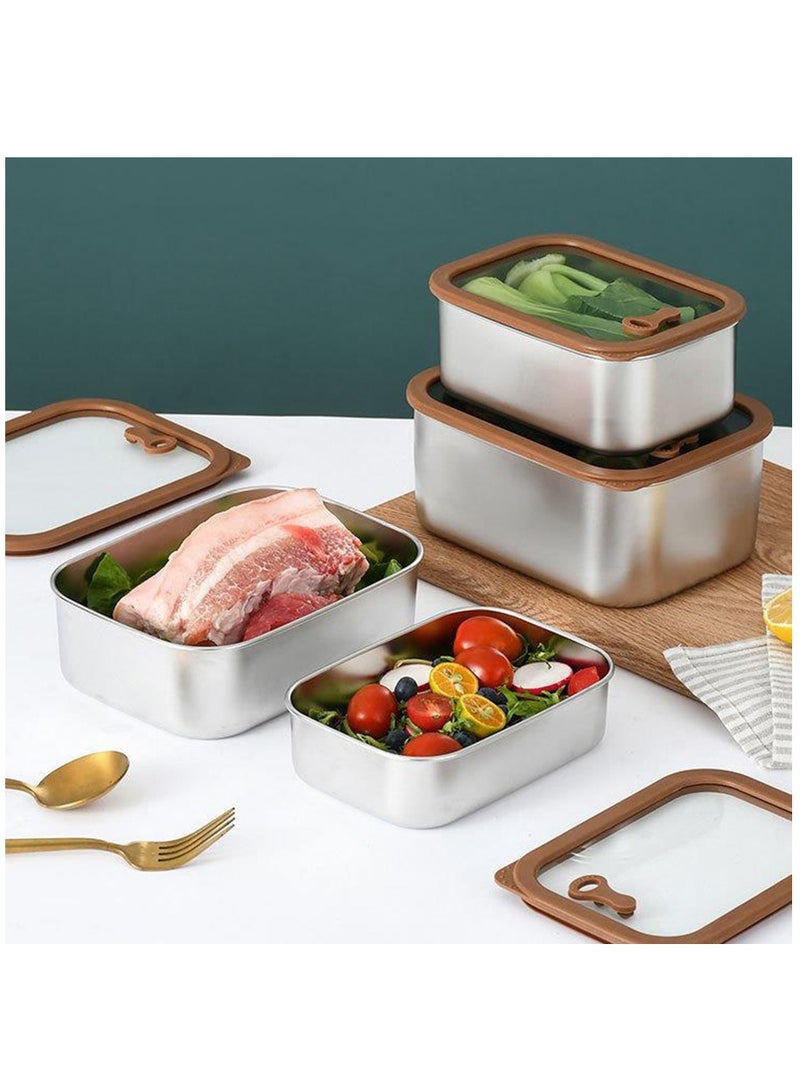 Arabest Stainless Steel Lunch Box - Insulated Bento Box Multifunctional-Containers Lunch Box Containers (304 stainless steel lunch box 2000ml - Image 5