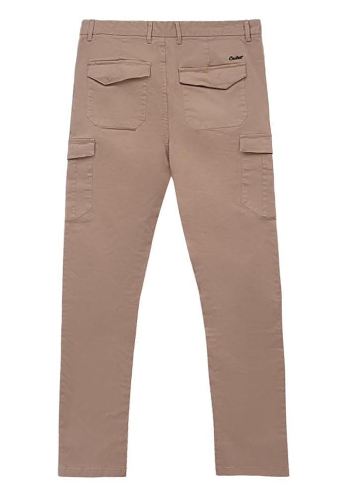 CEDRO بنطلون سيدرو ضيق للرجال - مريح من مزيج القطن مع تفاصيل أنيقة - Image 2