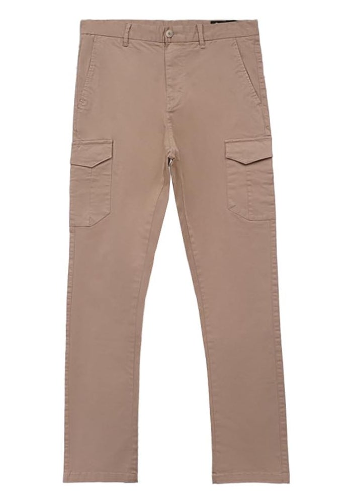 CEDRO بنطلون سيدرو ضيق للرجال - مريح من مزيج القطن مع تفاصيل أنيقة - Image 1