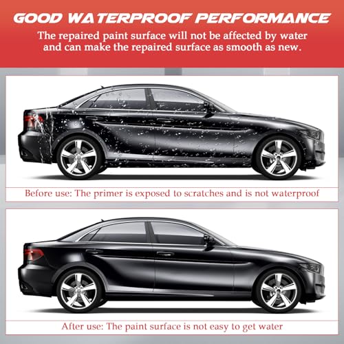 Berthg 3pc Magic Car Scratch Removal Pen & Weatherproof Touch Up Paint Pen Car Scratch Remover Pen for dark Car -The Magic Pen black Cars - Image 3