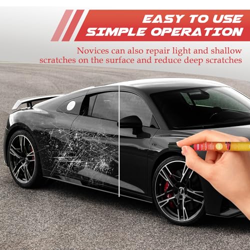 Berthg 3pc Magic Car Scratch Removal Pen & Weatherproof Touch Up Paint Pen Car Scratch Remover Pen for dark Car -The Magic Pen black Cars - Image 2