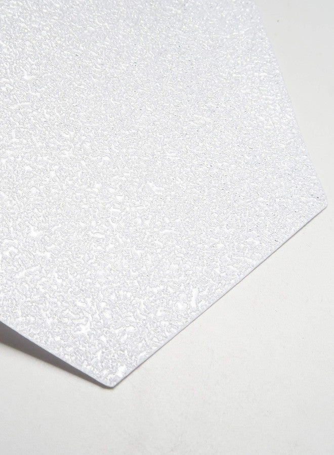 AQUBONA Hexagon Clear Surf Traction Grip Traction Pad Semi Clear Deck Pad for Surfboard (Transparent A) - Image 5