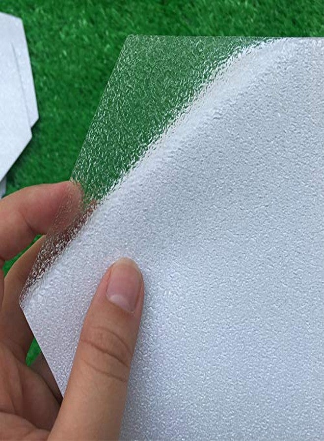 AQUBONA Hexagon Clear Surf Traction Grip Traction Pad Semi Clear Deck Pad for Surfboard (Transparent A) - Image 4