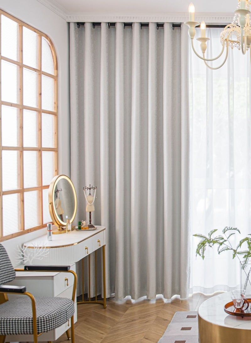 المنزل الذهبي ستارة الغرفة قطعة واحدة من ستارة النافذة التي تحجب الشمس - Image 2