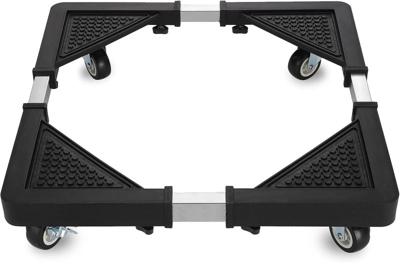 Adjustable Home Appliance Stand Base with Swivel Wheels and Safety Locks - Heavy Duty Appliance Base with Heavy Duty (DH) - Image 1