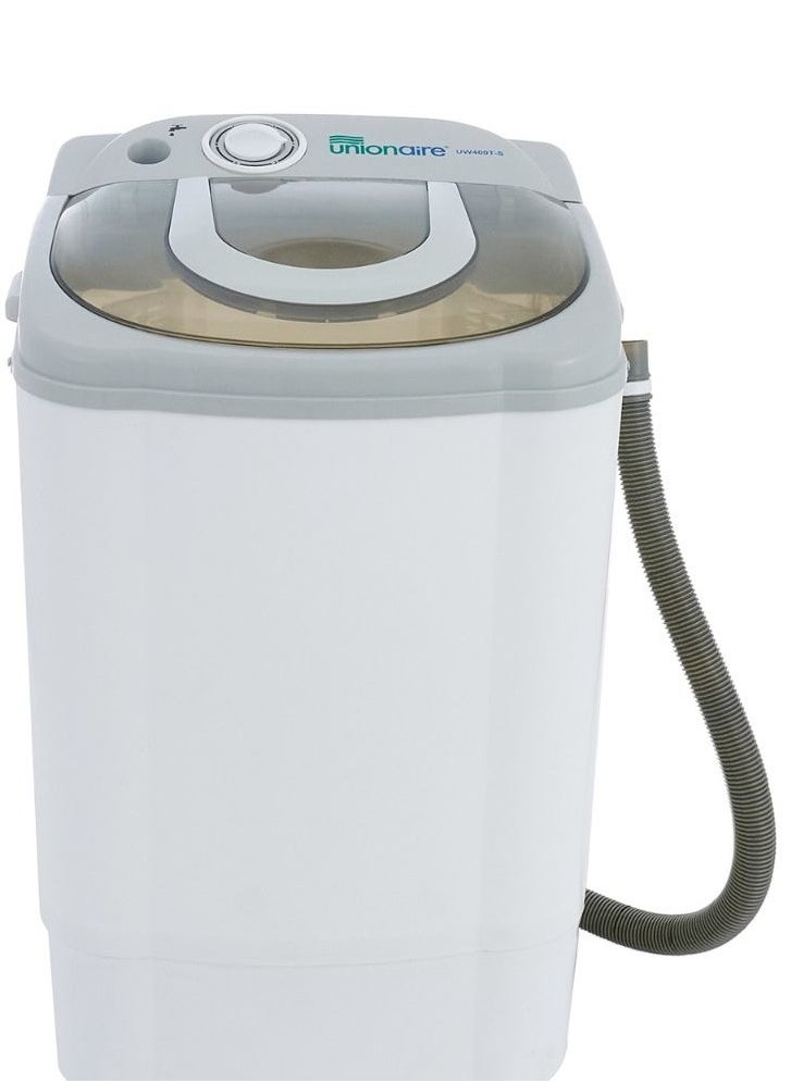 يونيون إير - غسالة ملابس اطفال  تحميل علوي سعة 4 كجم من يونيون اير UW400T-S، ابيض - Image 1