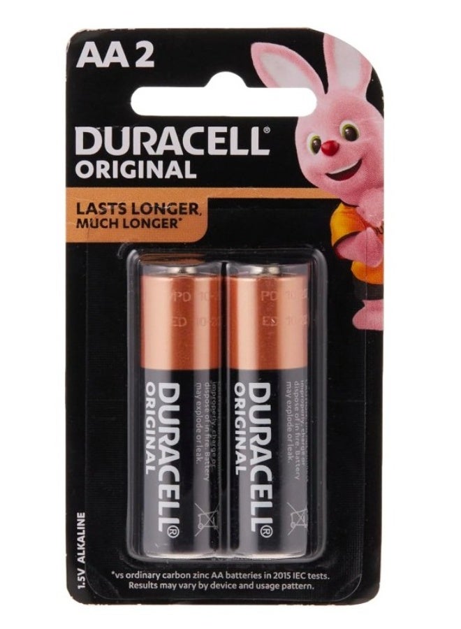 Duracell x2 AA Battery - Image 1