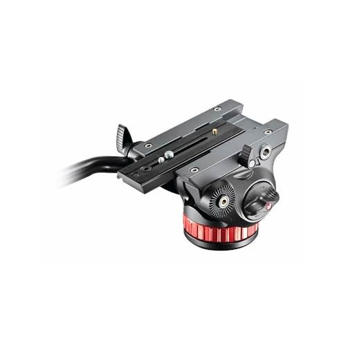 Manfrotto رأس فيديو مانفروتو مع قاعدة مسطحة، رأس فيديو لكاميرات الفيديو المدمجة وكاميرات DSLR، للتصوير، والفيديوغرافيا، وإنشاء المحتوى، والتدوين المرئي، والبث المباشر - Image 4