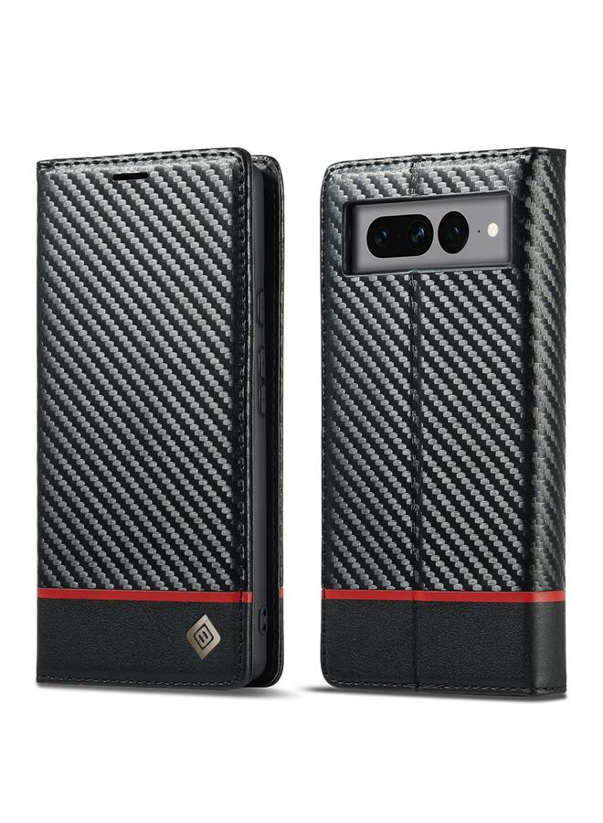 Case For Google Pixel 7 Pro Carbon Fiber PU + TPU Leather Case