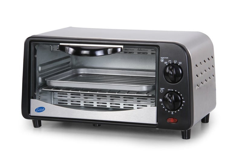 Glen Toaster Grillers - 9 Litre 800W Power Quartz Heating Elements - Black (5009) - Image 5