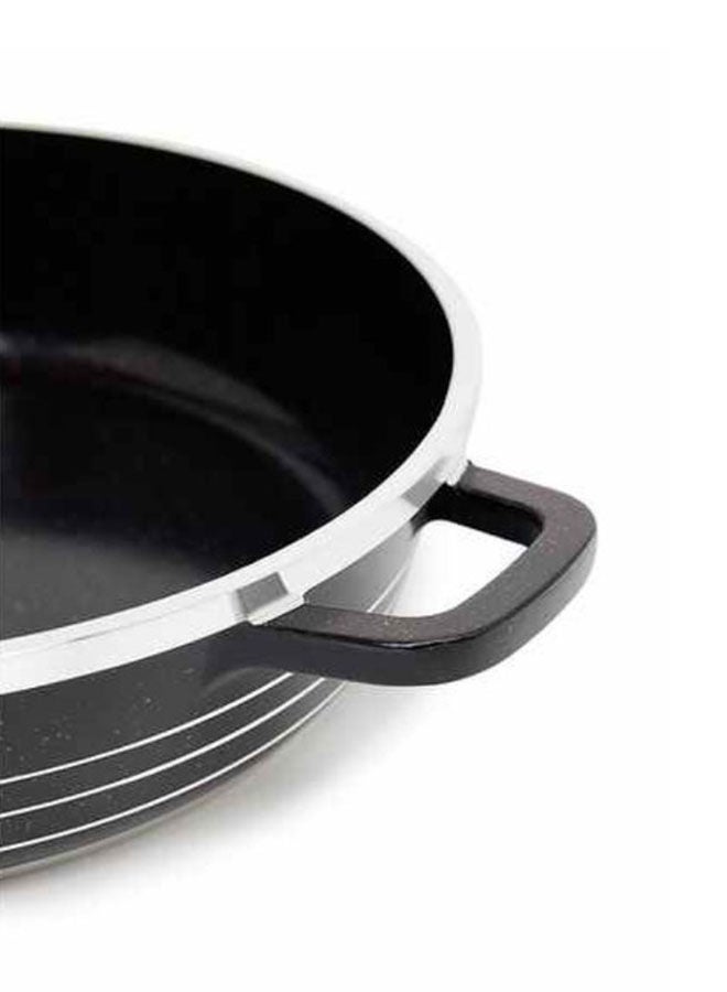 DESSINI Non-Stick Shallow Casserole 32 cm Black/Clear  - Image 4