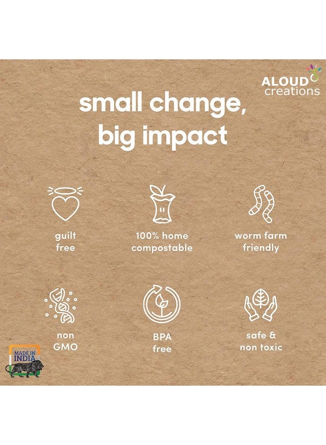 ALOUD CREATIONS Compostable Food Wrapping Cling Film | Ideal for Food Storage, Food Packing | 30 Metres Length | Pack of 1 - Image 4