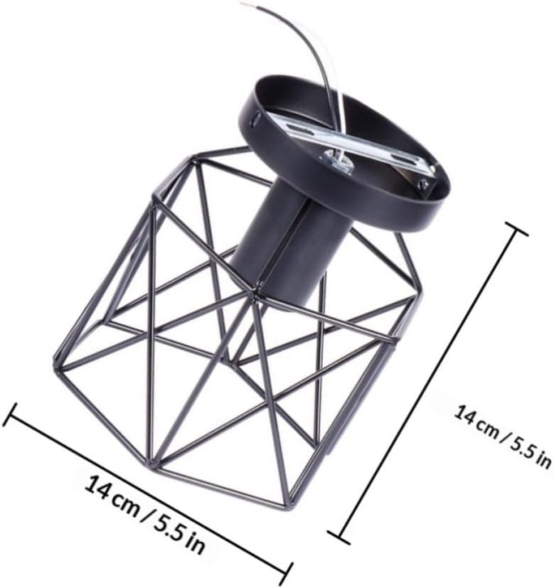GALPADA Ceiling Lamp Geometrical for Living Room Creative Hallway Bedroom 2pcs Iron Art Ceiling Light Black Flush Mount Close to Light Fixtures - Image 2