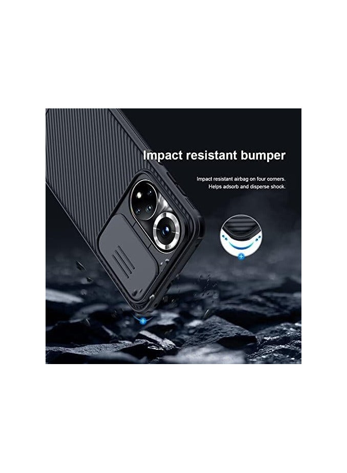 Nillkin CamShield Pro Series Cover Case Designed For Honor 50 Pro - Black - Image 2
