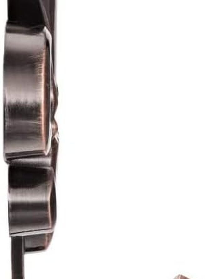 2 Pack Zinc Alloy Wall Mounted Hooks Copper Tone Robe Clothes Hanger - Image 4