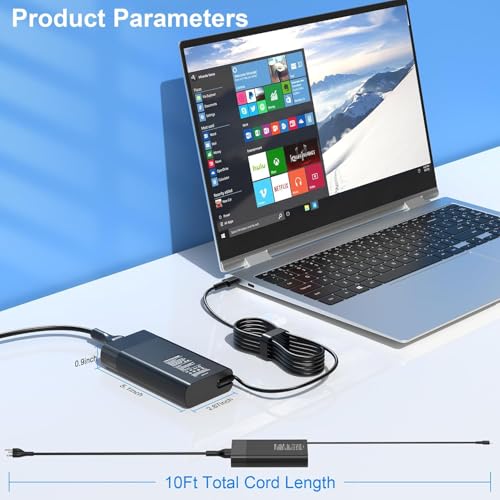 Wistar 90W USB C Laptop Charger Replacement for HP Spectre x360 904144-850 904082-003 ADP-90FE L45440-003 2LN85AA#ABA 2LN85AA 90w USB-c Power Adapter Type C AC Adapter - Image 2