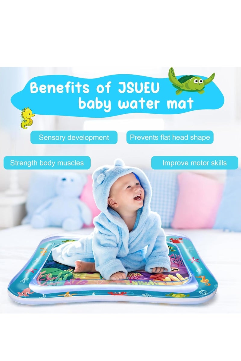 ممز بلانيت سجاده  مائيه الحجم  68×52×8 سم ، مركز نشاط كبير جدا متعدد المراحل العاب لاطفال والالعاب الحسية، سجاده لعب قابل للنفخ، هدية تحفيز بصري للاولاد والبنات -العاب بيبي -العاب اطفال من سن 3 شهور - Image 5