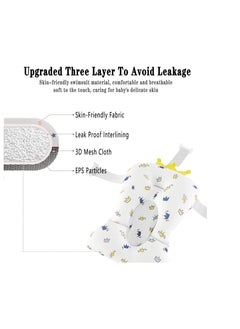 MUMS PLANET Baby Bath Pillow Comfortable Bath Tub Pillow, Space Saving Baby Bath Support for Newborns, 0-12 Months, Valuable Baby Gift - Safe for Babies  - Image 3