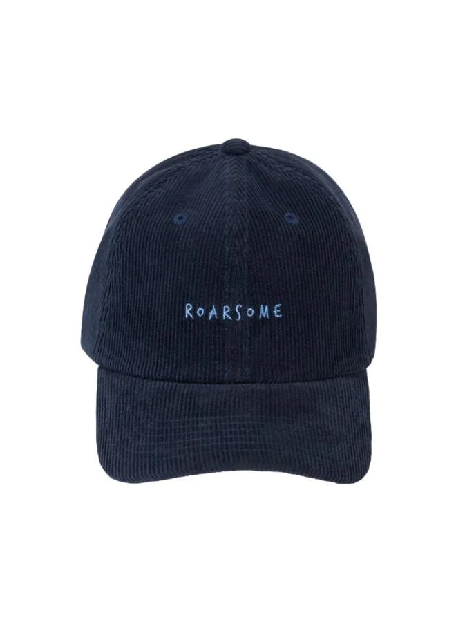 Roarsome Corduroy Cap - Navy