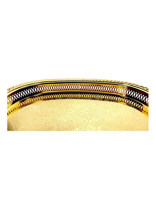 ZOLTEN Silverplated Extra Large Size Rectangle Tray - Image 3