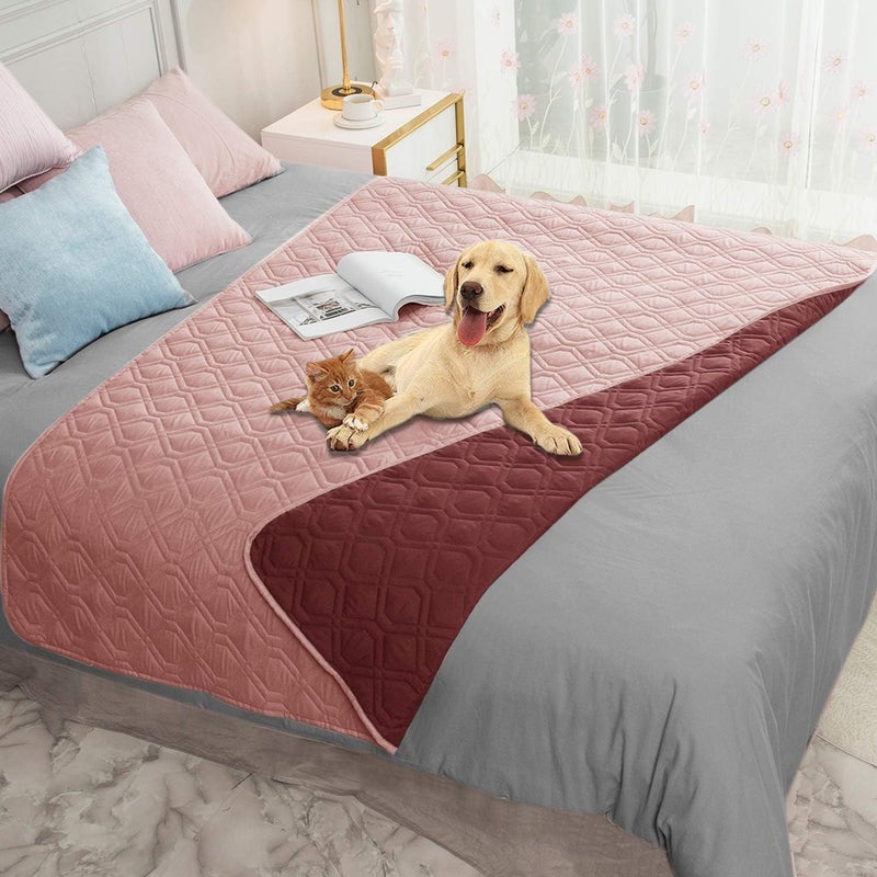 Ameritex Waterproof Dog Bed Cover Pet Blanket for Furniture Bed Couch Sofa Reversible - Image 1