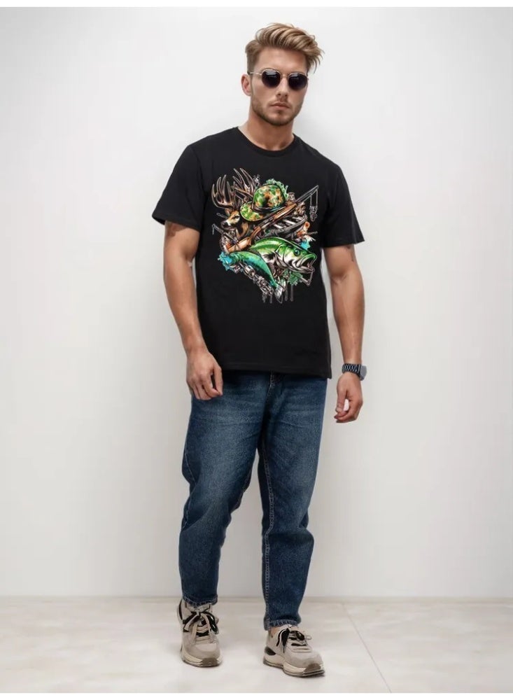 Casual and stylish men’s 100% cotton T-shirt: soft and breathable - Image 2