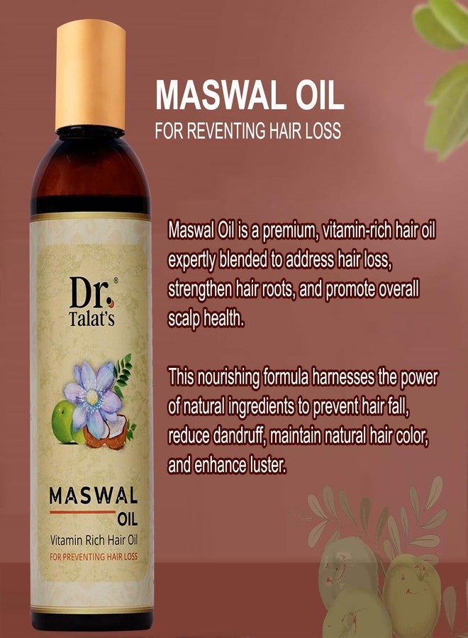 DR. TALAT'S زيت مسوال دكتور طلعت | زيت شعر غني بالفيتامينات (200 مل، زيت المسوال) - Image 2