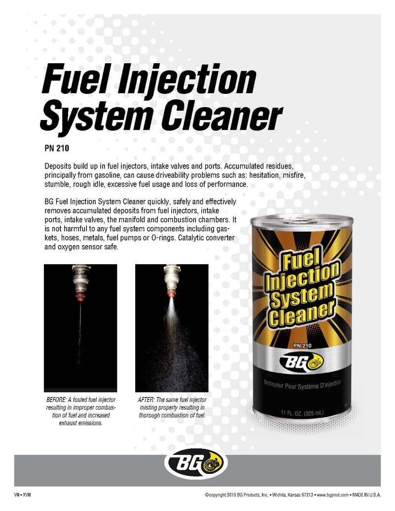 Smilyeez BG Fuel Injection System Cleaner PN 210 With Pocket Screwdriver (1) - Image 2