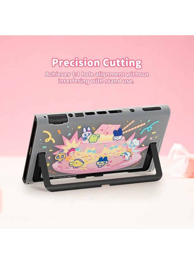 WISHAVEN Protective Case Compatible with Switch 2 (2025), Hard PC Shockproof Anti-Scratch Protective Shell for Switch 2, Separable Protective Cover for Controller - TamaCake - Image 5