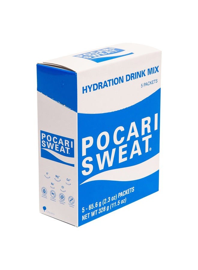 Pocari Sweat Powder - 1 Box, 5 Packets, Now in the USA, Restore the Water and Electrolytes, Hydration That is Smarter Than Water, Japan's Favorite Hydration Drink (40407) - Image 1