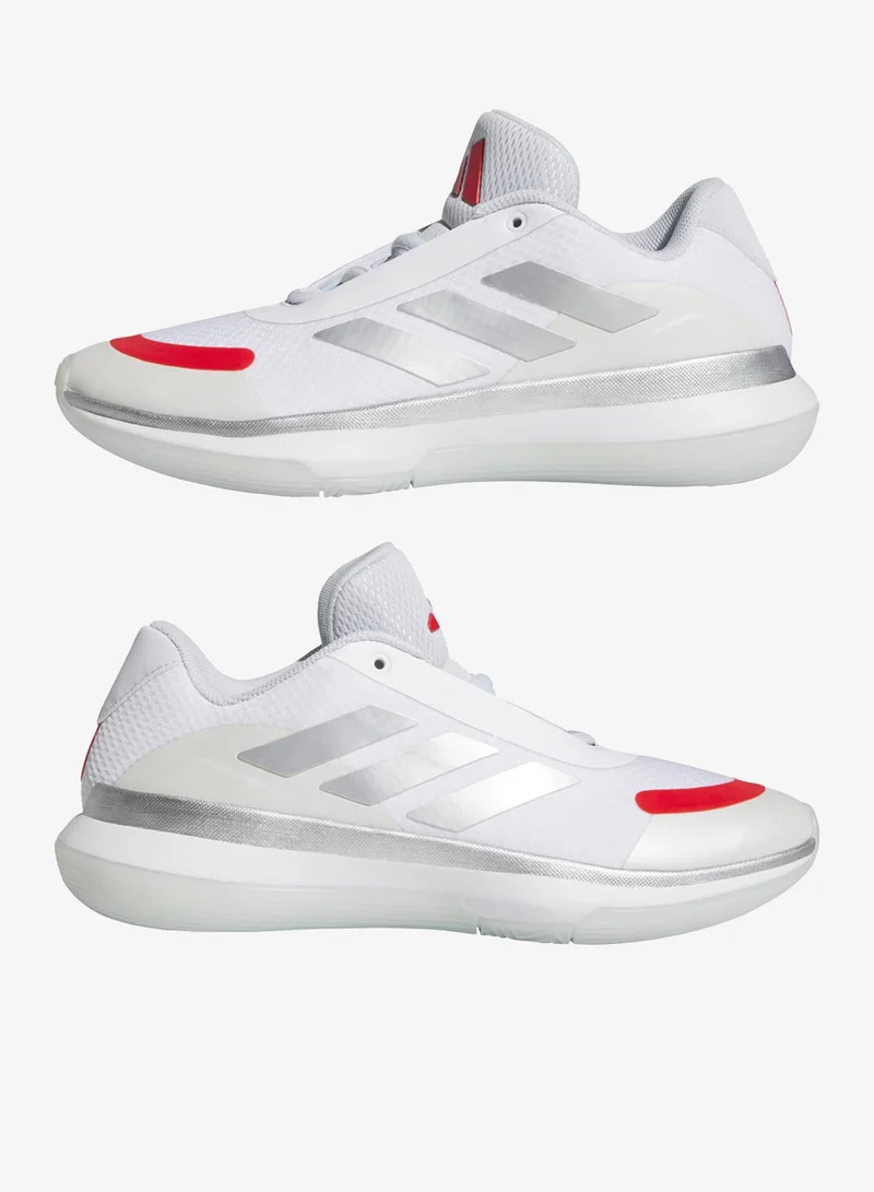 Adidas FTWWHT/HALBLU/PURRUB Bb Legends Low White Basketball Shoes  | Best Price UAE