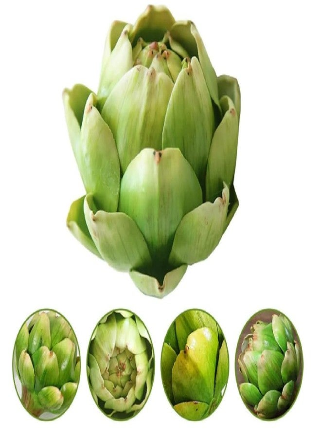 WESAPPINC 3Pcs Large Green Faux Artichokes Decor Artificial Vegetable and Fake Fruit Realistic Artichoke Bowl Filler for Home Kitchen Centerpiece Table Party Decorations (3Pack Green) - Image 4