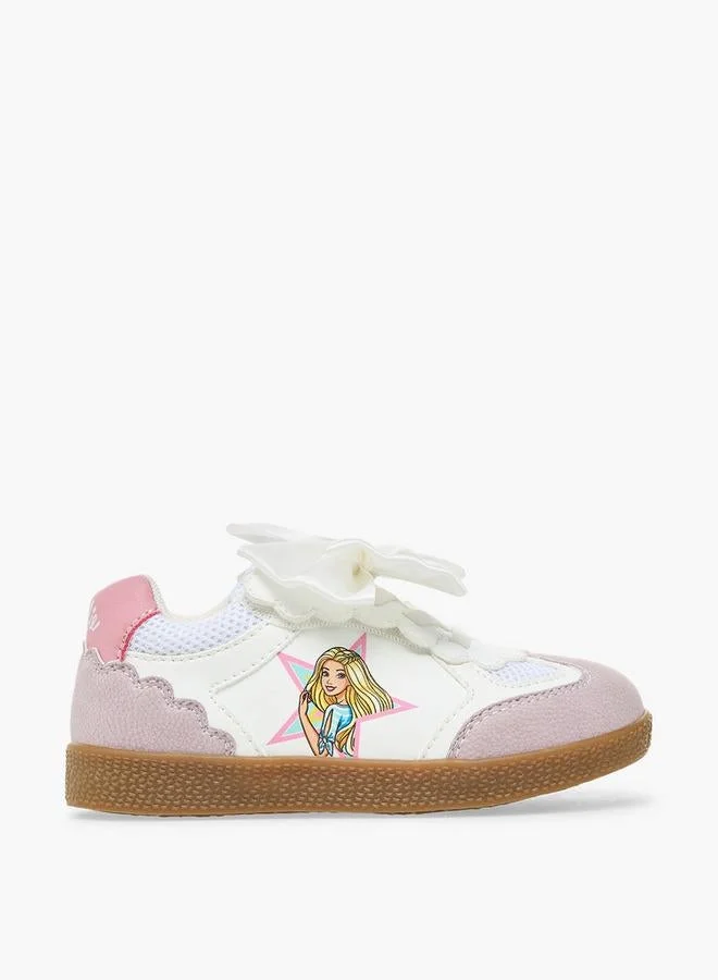 باربي Barbie Girls Hook & Loop Ankle Sneakers