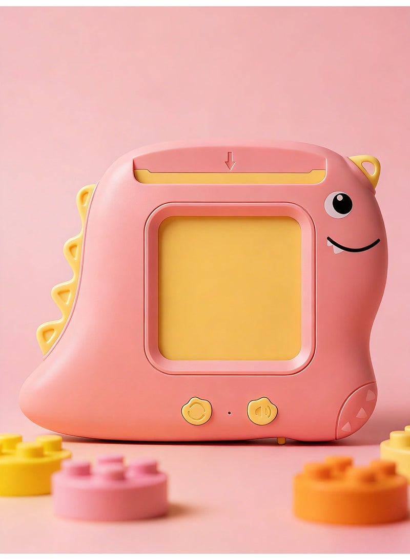 English-Arabic Bilingual Flash Cards Learning Machine, 112 Cards 224 Words, Talking Educational Toy for Toddlers Age 3+, Speech Therapy, Word Games & Early Education, Pink - Image 2