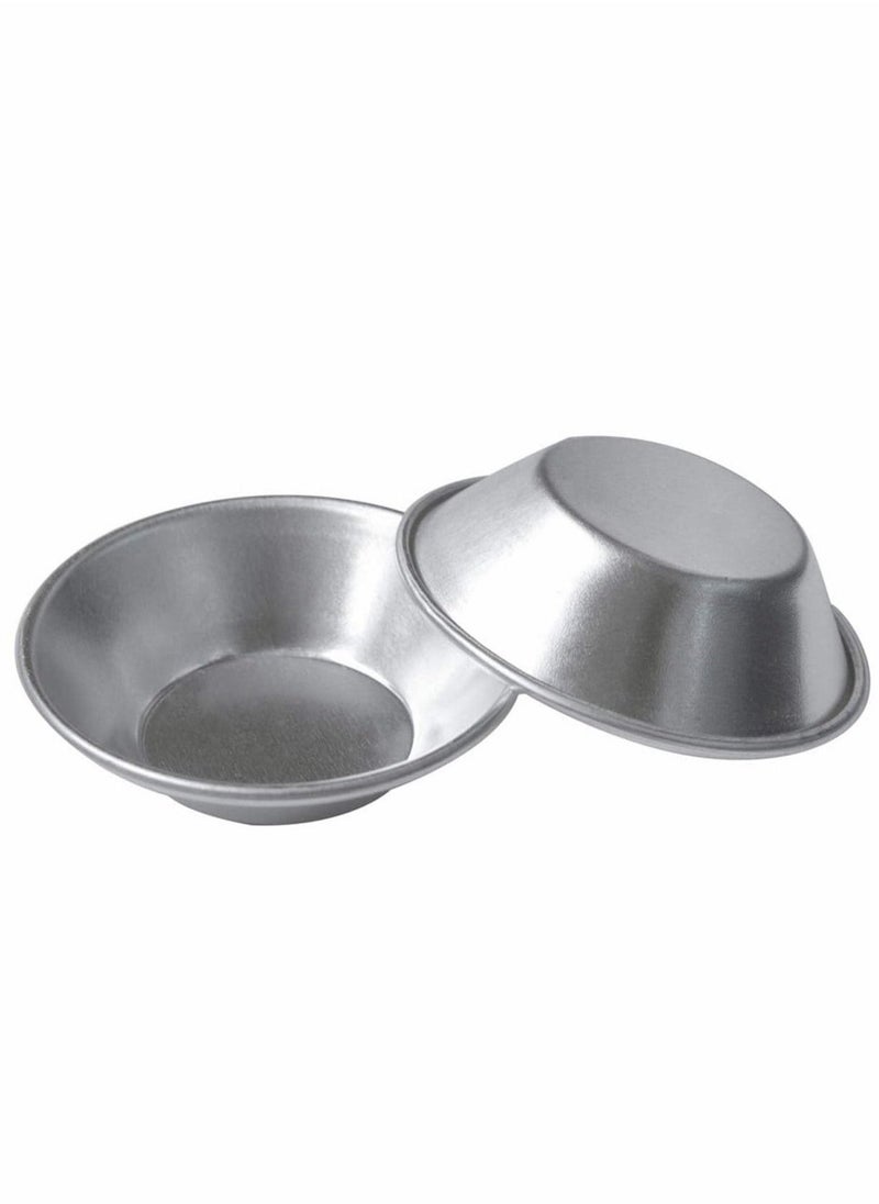 25 Pack Egg Tart Moulds Tiny Pie Tartlets Dessert Mould Pans Tin Puto Cup Bakeware Muffin Cupcake Cake Cookie Mould Baking Tool, Round Resuable Nonstick - Image 2