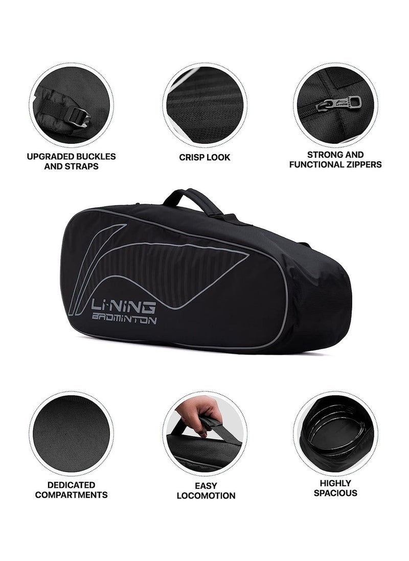Li-Ning - All Star Single Zip Polyester Badminton Kit Bag | Size : Large | Dedicated Compartments | Unisex - Men, Boys, Girls, Women - Image 1