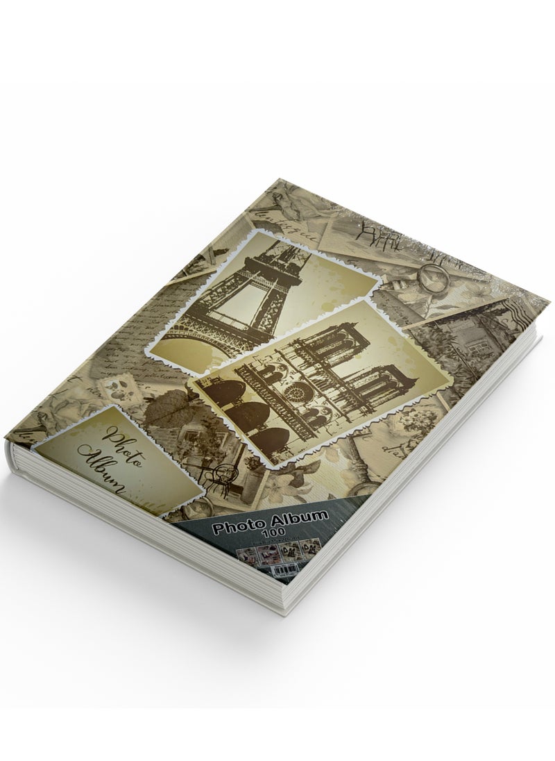 GenPro Premium Photo Album 21x15cm - Capacity 100 Photos, Classic Design for Memorial  - Image 4