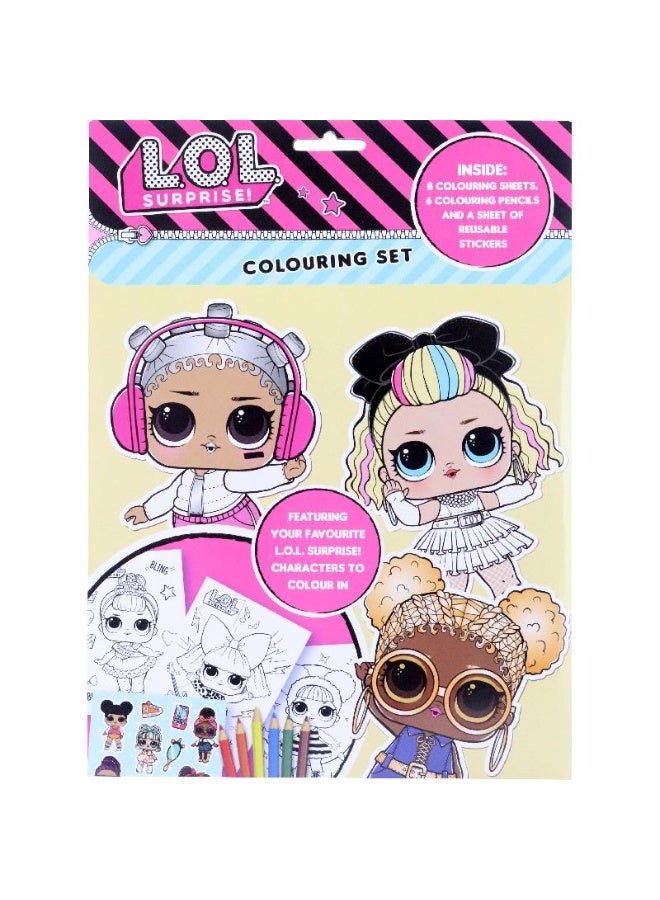 Alligator Books L.O.L. Surprise! Colouring Set - Image 1