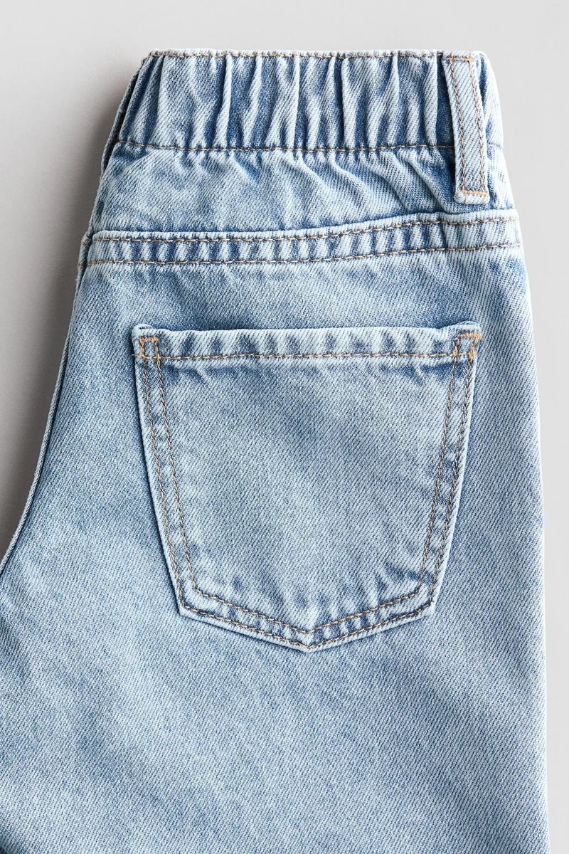 H&M Motif-detail wide leg jeans