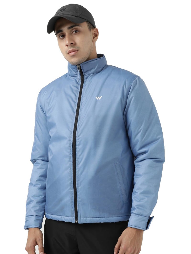 Wildcraft Men's Cotton Standard Length LQJ_BBD,30811 Blue Jacket, Medium - Image 1