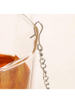 THE PACK Tea Infuser Ball Tea Infuser Mesh Filter Silver Stainless Steel Ball teakettles Strainer Tea filter Locking Hot Home Kitchen Tools (4.5cm)  - Image 3