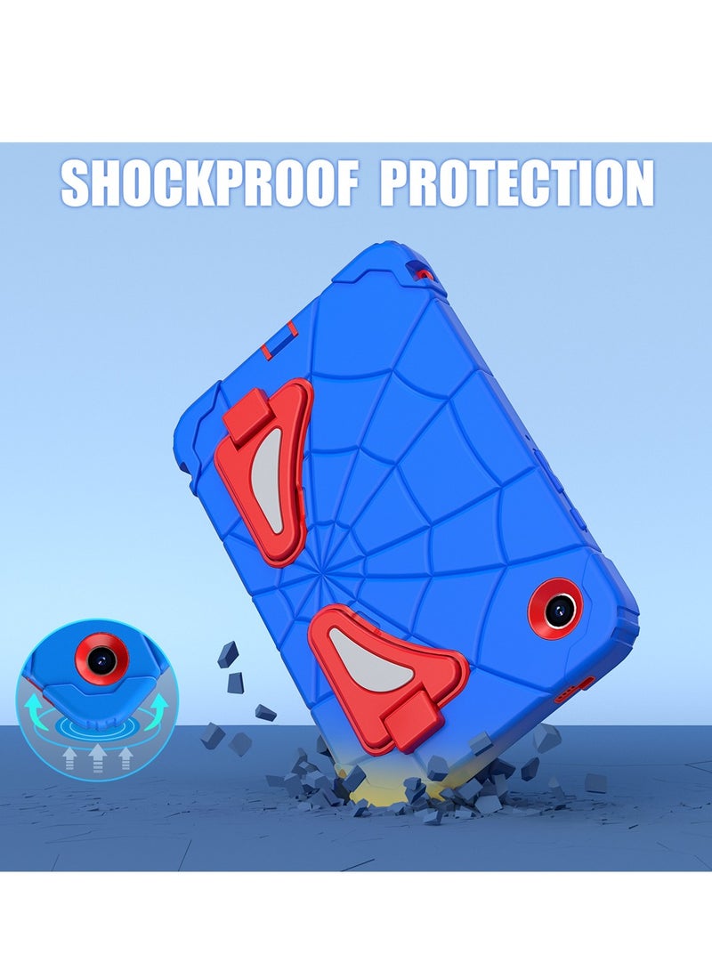 غطاء حامي لسامسونج جالاكسي تاب A11 2025/A9 2023 (SM-X110/X115/X117) 8.7 بوصة، مزود بحزام كتف وقاعدة قابلة للطي مضاد للصدمات للأطفال - Image 4