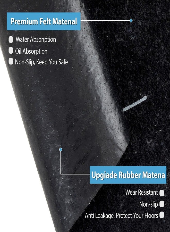Drydiet 63 x 40 Inch Cold Plunge Tub Floor Mat Waterproof Ice Bath Tub Mat Indoor Outdoor Anti-Slip Protector Pad for Round Oval Rubber Pad for Underneath of Ice Baths Accessories - Image 3
