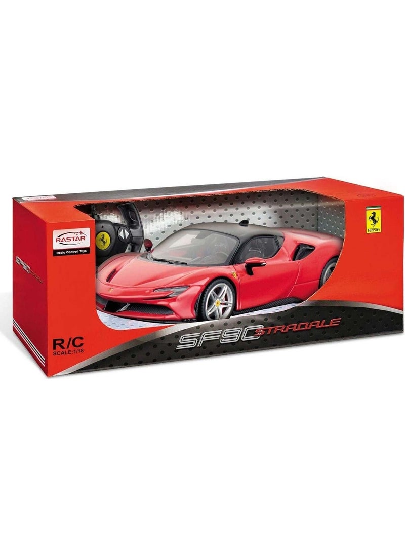 Toyfest - Rastar 1:14 Ferrari SF90 Stradale Remote Control Car - Image 1