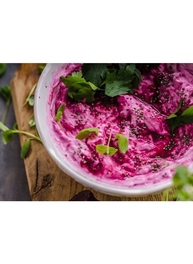 PURE ORIGINAL INGREDIENTS مسحوق جذر الشمندر الأصلي النقي (1 رطل) للسموذي، لون غني، غير معدل وراثيًا، حمض الفوليك - Image 4