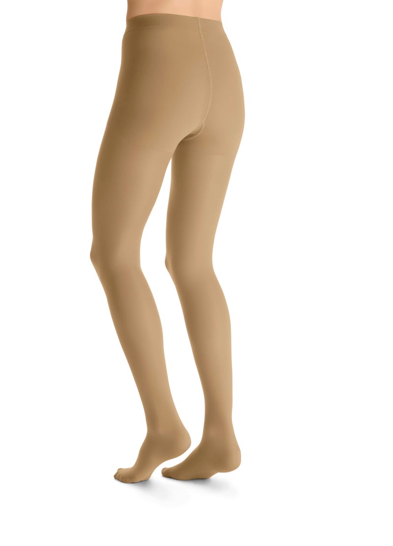 JOBST UltraSheer Waist-High Compression Stockings for Women - Closed Toe - Medical Compression 15-20 mmHg - For Varicose and Spider Veins - Helps Prevent Swelling - Honey, Medium - Image 2