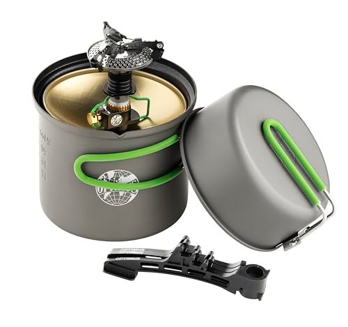 Optimus Crux Weekend Heat Exchanger 0.95L Non Stick, Compact, Versatile, Cook System for Camping and Backpacking - Image 4