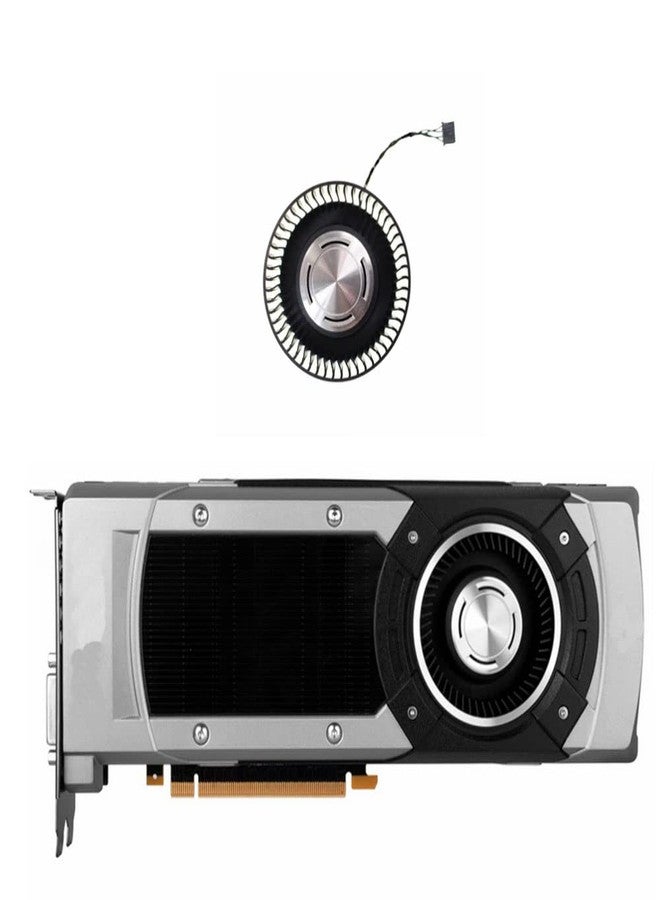 مروحة تبريد بديلة لبطاقة الرسومات Rakstore BFB0712HF مقاس 65 مم، متوافقة مع بطاقات NVIDIA GTX 970 و980 و980Ti و1060 و1070 و1070Ti و1080 و1080Ti، مروحة تبريد هادئة - Image 4
